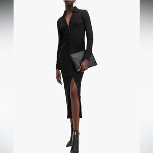All Saints NEW Women's Connie Midi Dress Size 2